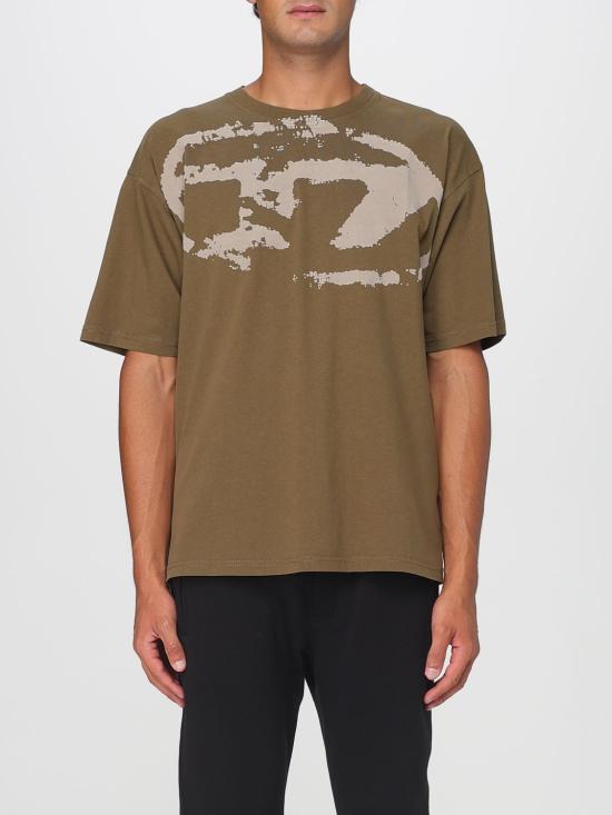 25FW 디젤 반팔 티셔츠 A130490DQAU 5FP Kaki