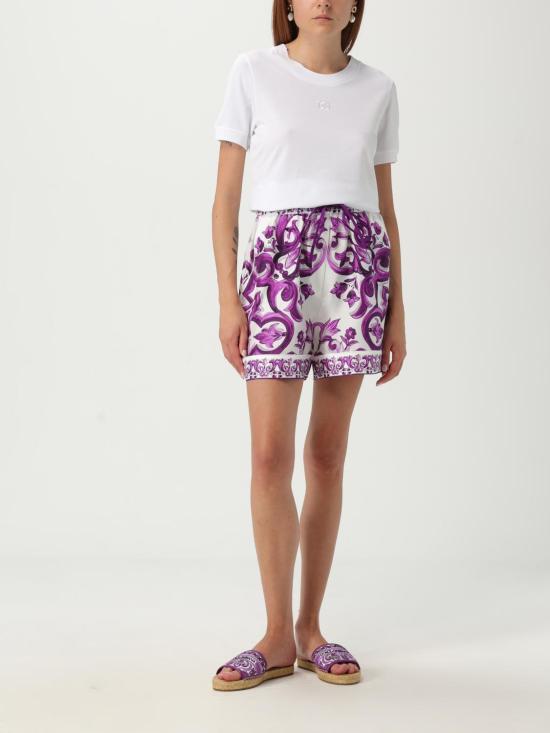 25FW 돌체앤가바나 반팔 티셔츠 F8N08ZGDC9C W0800 White - DOLCE & GABBANA