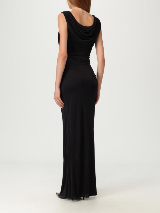 25FW 베르사체 롱 원피스 10204241A12497 1B000 Black - VERSACE