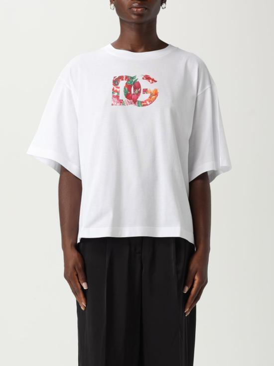 25FW 돌체앤가바나 반팔 티셔츠 F8V57TGDC7S W0800 White