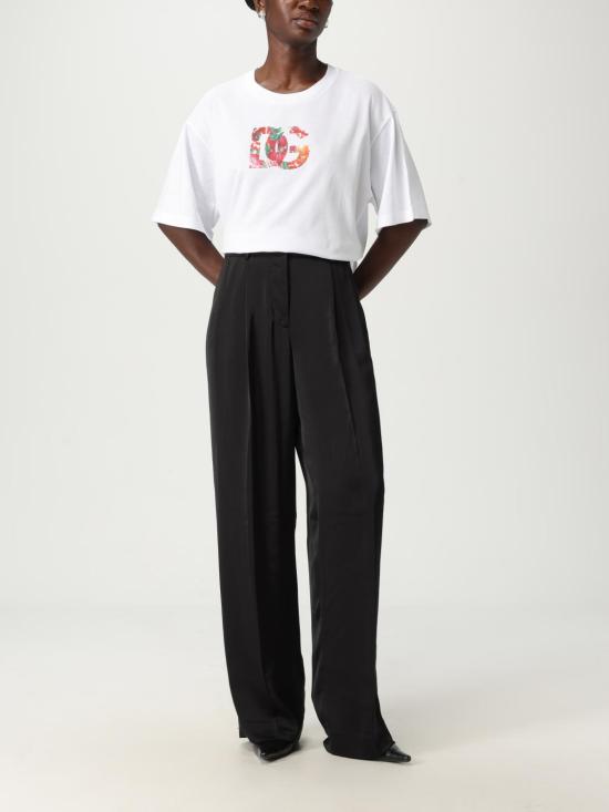 25FW 돌체앤가바나 반팔 티셔츠 F8V57TGDC7S W0800 White - DOLCE & GABBANA