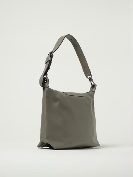 26SS 롱샴 르 플리아쥬 엑스트라 M 호보백 10189 987 P55 Dove Grey - LONGCHAMP