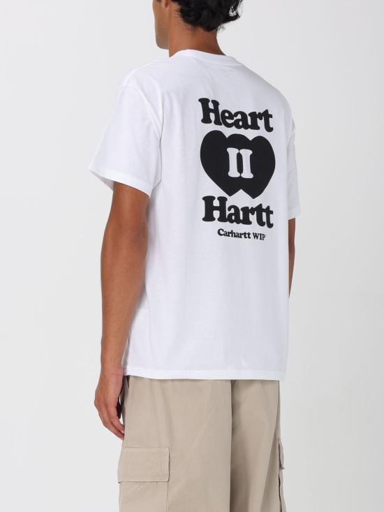 25FW 칼하트 WIP 반팔 티셔츠 I035203 02XX White - CARHARTT WIP