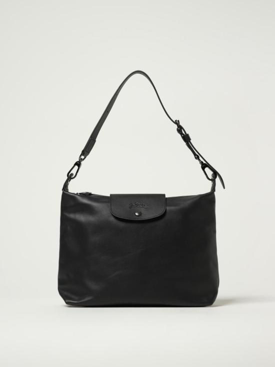 26SS 롱샴 르 플리아쥬 엑스트라 M 호보백 10189 987 001 Black