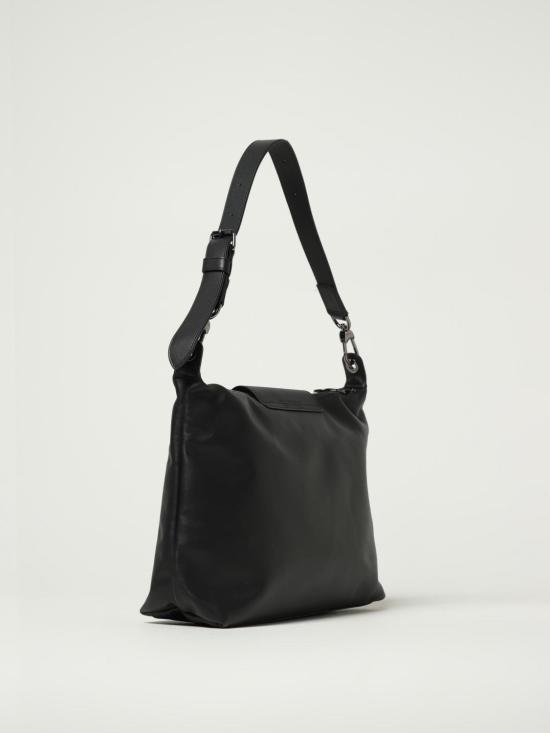 26SS 롱샴 르 플리아쥬 엑스트라 M 호보백 10189 987 001 Black - LONGCHAMP