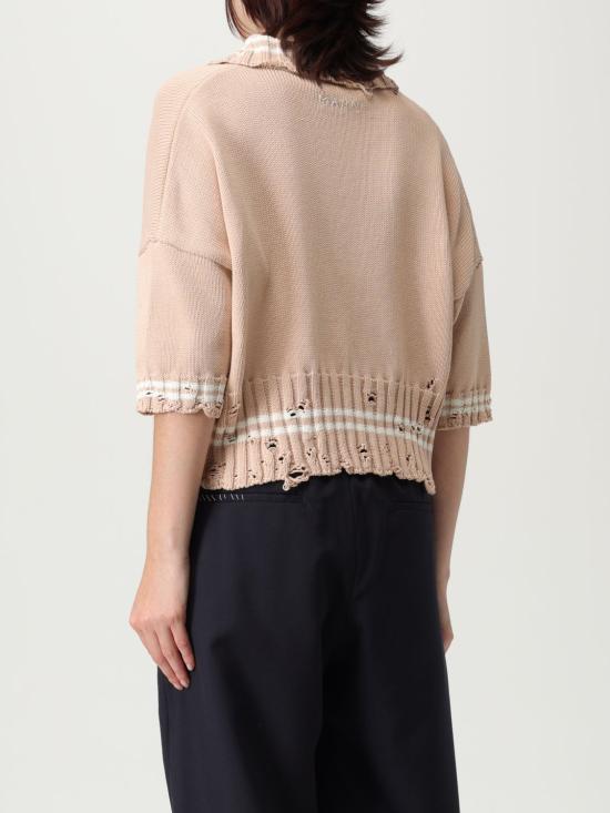 25FW 마르니 반팔 티셔츠 POMD0045EQUFC65 200W35 Pink - MARNI