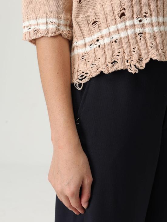 25FW 마르니 반팔 티셔츠 POMD0045EQUFC65 200W35 Pink - MARNI