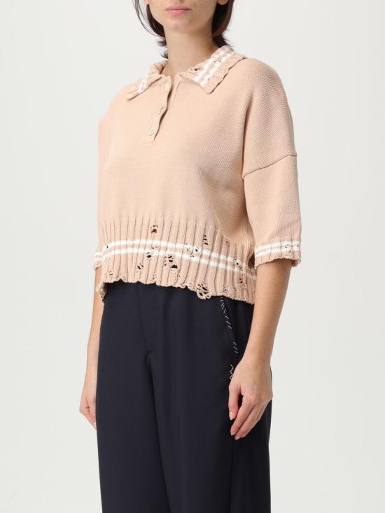 25FW 마르니 반팔 티셔츠 POMD0045EQUFC65 200W35 Pink - MARNI