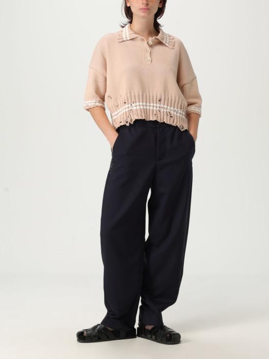 25FW 마르니 반팔 티셔츠 POMD0045EQUFC65 200W35 Pink - MARNI