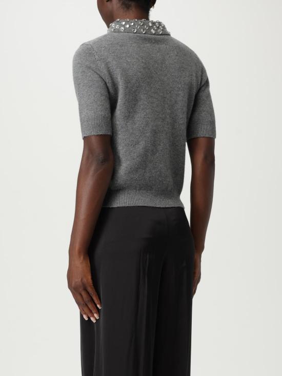 25FW 블루마린 폴로 티셔츠 2M653A N0979 Grey - BLUMARINE