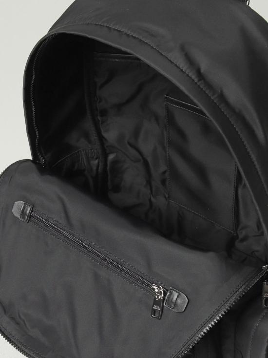 25FW 돌체앤가바나 러버라이즈드 로고 나일론 백팩 BM2197AG182 8B956 Black - DOLCE & GABBANA