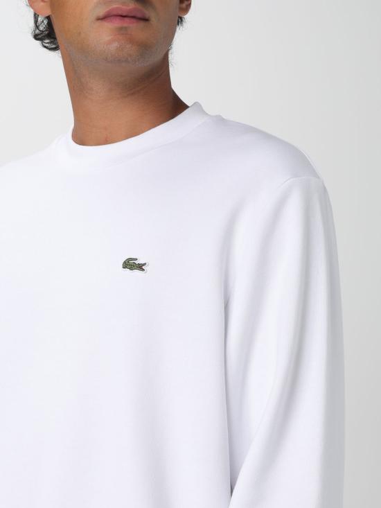 25SS 라코스테 긴팔 티셔츠 SH9801 001 White - LACOSTE