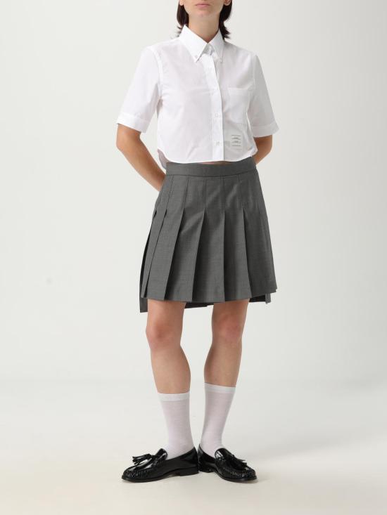 25FW 톰브라운 스커트 FGC402V00626 035 Grey - THOM BROWNE