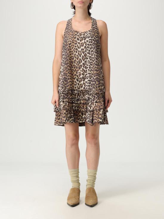 25FW 가니 롱 원피스 W0906 943 Brown