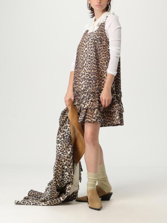 25FW 가니 롱 원피스 W0906 943 Brown - GANNI