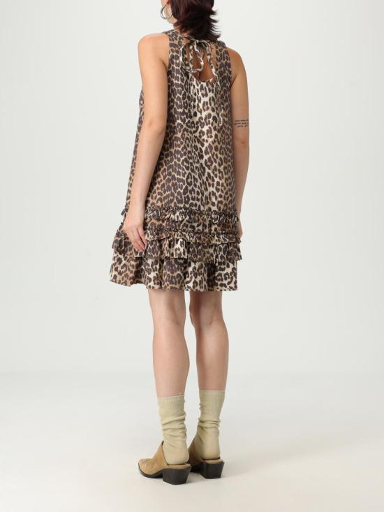 25FW 가니 롱 원피스 W0906 943 Brown - GANNI