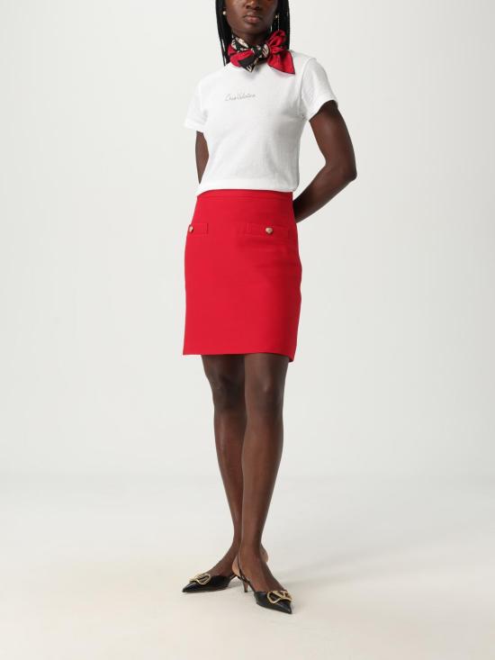 25FW 발렌티노 가라바니 반팔 티셔츠 7B3MG25G9L9 A03 White - VALENTINO GARAVANI