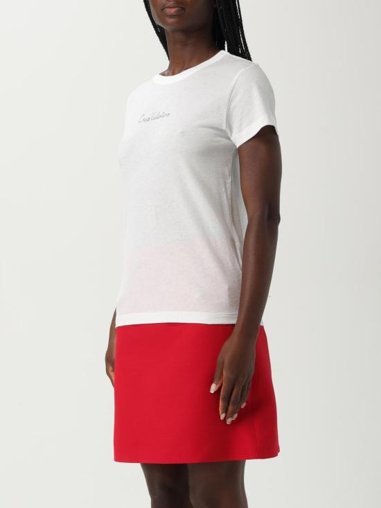 25FW 발렌티노 가라바니 반팔 티셔츠 7B3MG25G9L9 A03 White - VALENTINO GARAVANI