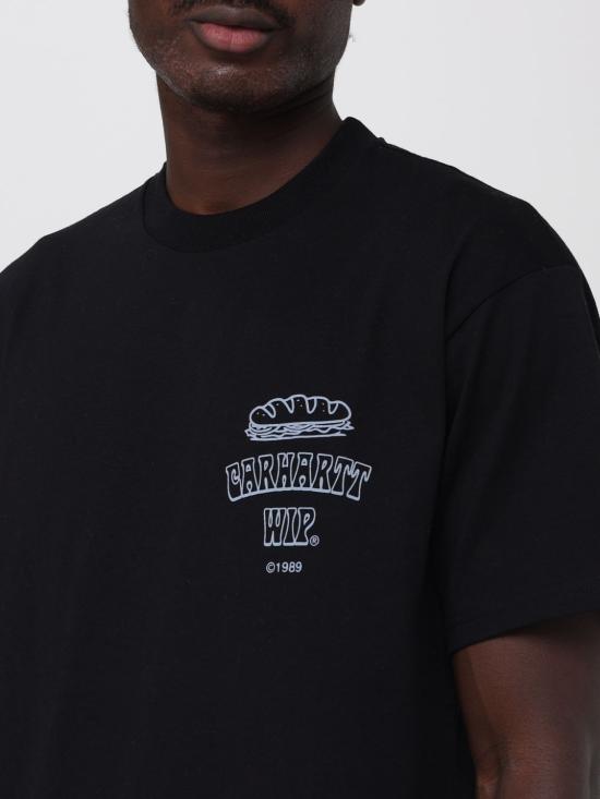25FW 칼하트 WIP 반팔 티셔츠 I035230 89XX Black - CARHARTT WIP