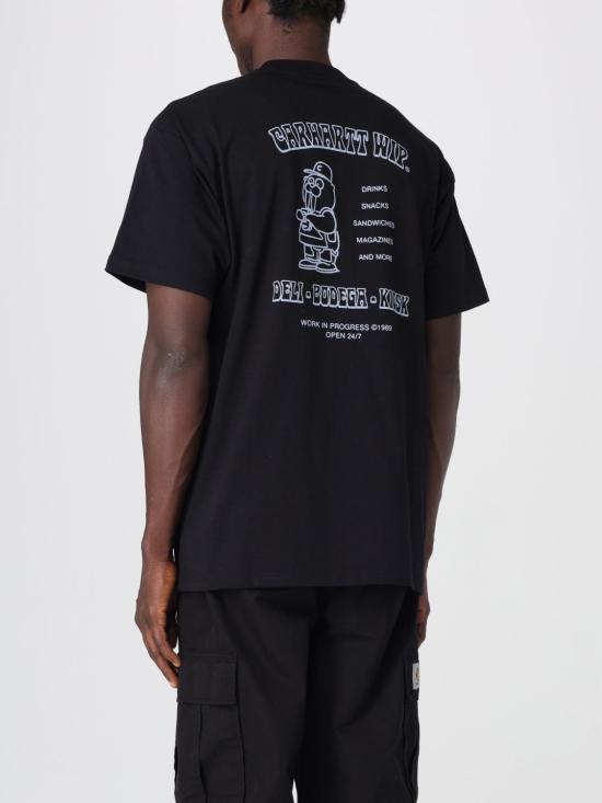 25FW 칼하트 WIP 반팔 티셔츠 I035230 89XX Black - CARHARTT WIP