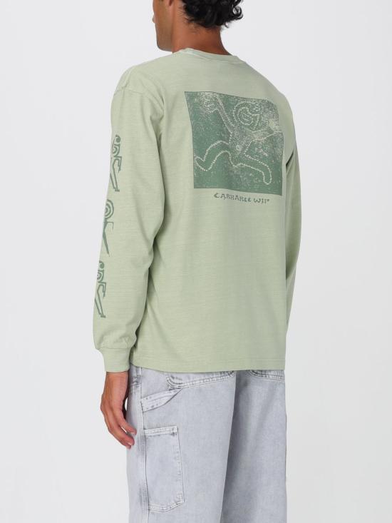 25FW 칼하트 WIP 테레스트리얼 긴소매 티셔츠 I035227 34EPG Green - CARHARTT WIP