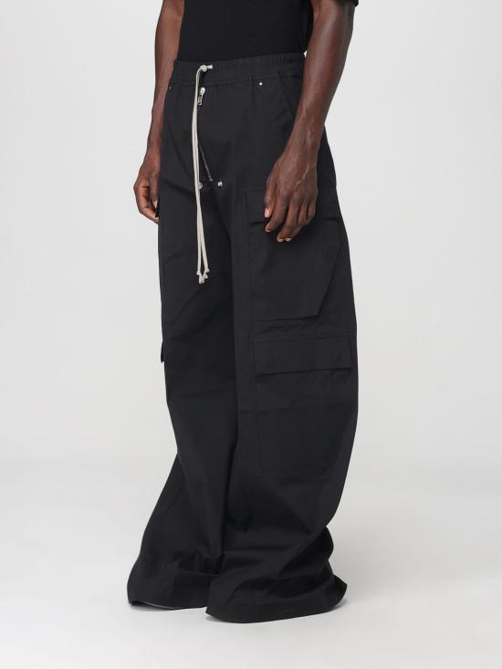 25FW 릭 오웬스 카고벨라스 팬츠  RU02E1339 TE09 Black - RICK OWENS