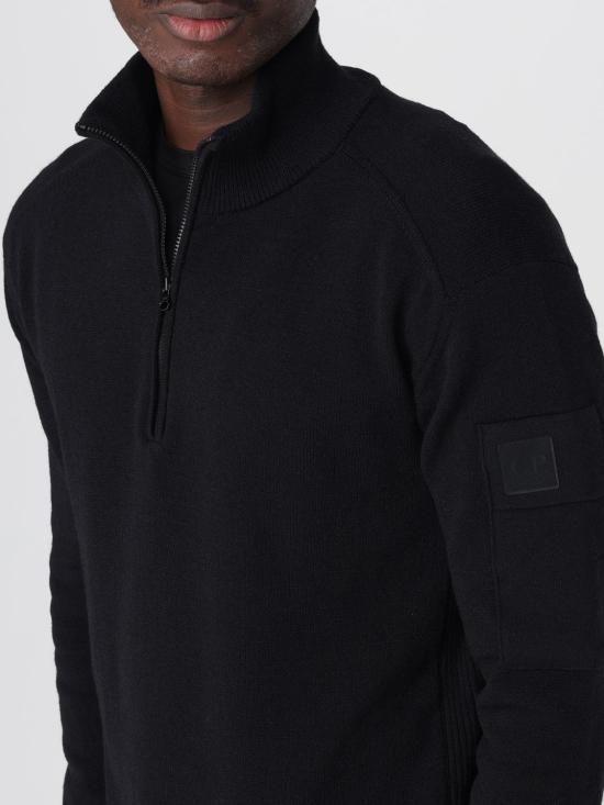 25FW 씨피 컴퍼니 긴팔 티셔츠 19CMTS132A006374G 999 Black - C.P. COMPANY