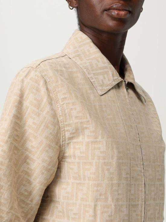 25FW 펜디 자켓 FLF790ASMF F1SAZ Beige - FENDI