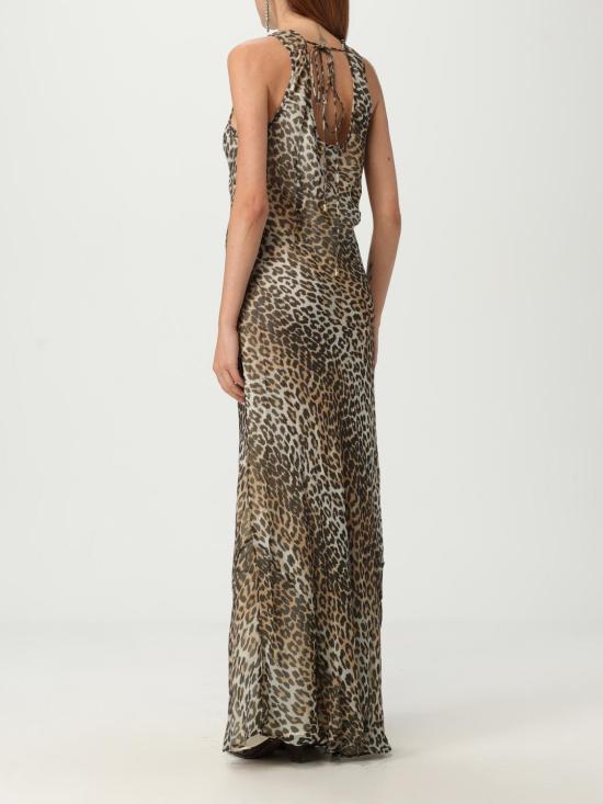 25FW 가니 롱 원피스 W0436 943 Brown - GANNI