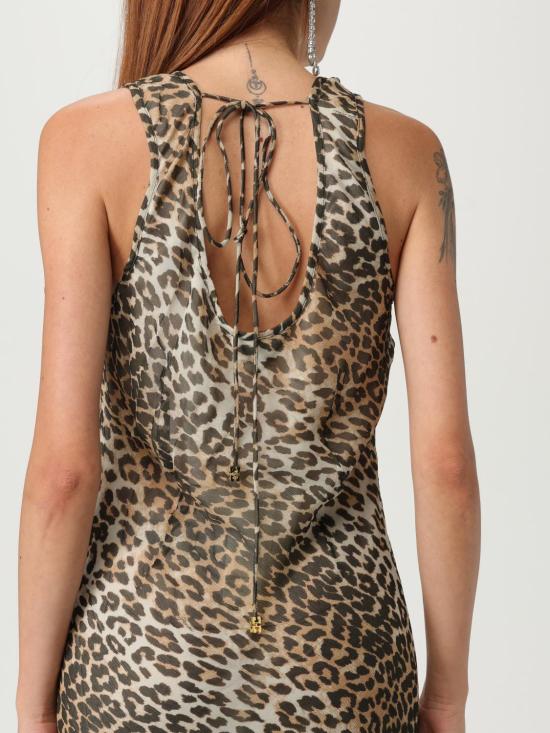 25FW 가니 롱 원피스 W0436 943 Brown - GANNI