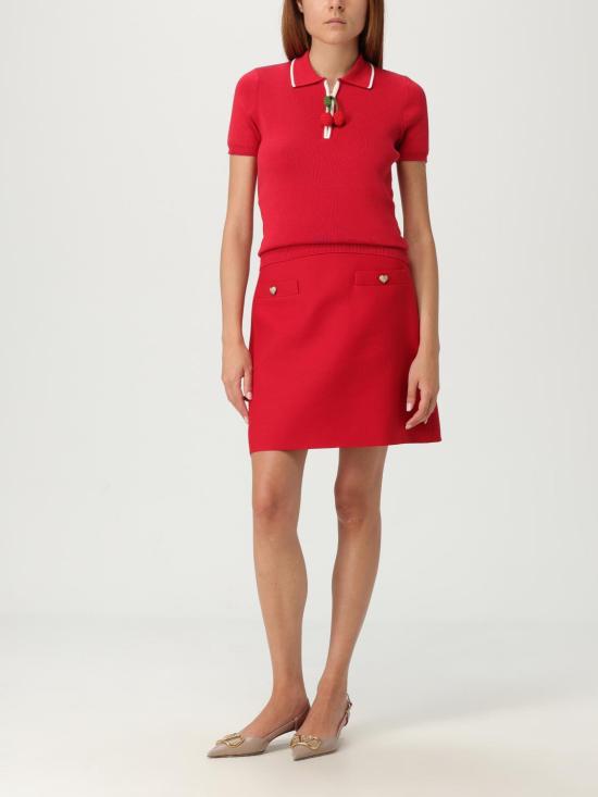 25FW 발렌티노 가라바니 폴로 티셔츠 7B3KC65F9EQ BRT Red - VALENTINO GARAVANI