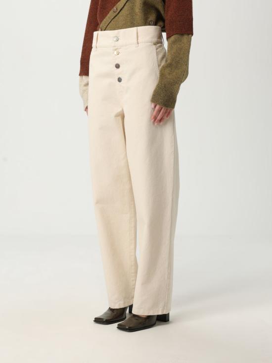 25FW 모스키노 팬츠 03085520 0005 Yellow Cream - MOSCHINO