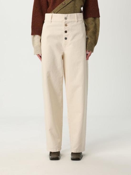 25FW 모스키노 팬츠 03085520 0005 Yellow Cream