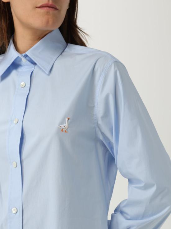 25FW 모스키노 셔츠 02315531 1293 Gnawed Blue - MOSCHINO