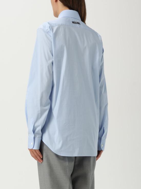 25FW 모스키노 셔츠 02315531 1293 Gnawed Blue - MOSCHINO