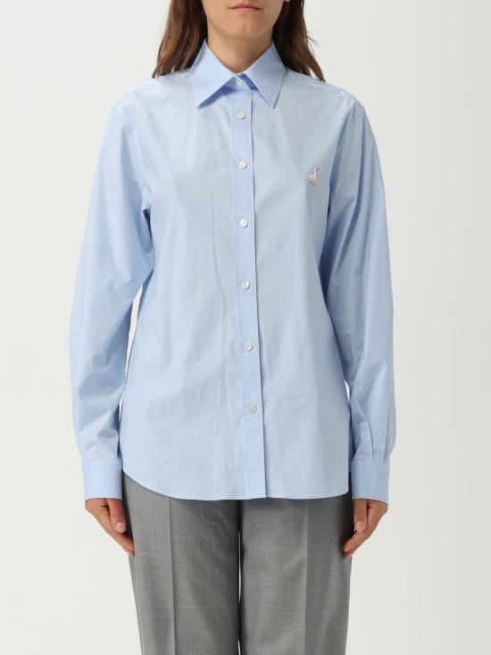 25FW 모스키노 셔츠 02315531 1293 Gnawed Blue