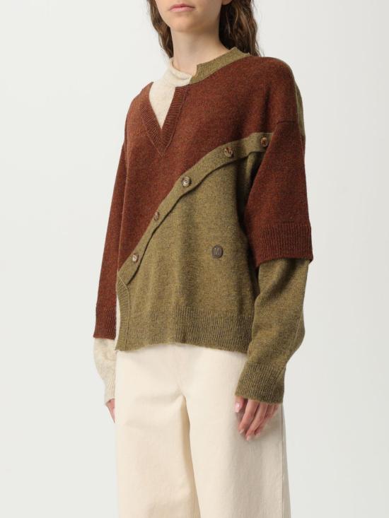 25FW 모스키노 스웨터 09175503 1888 Green - MOSCHINO