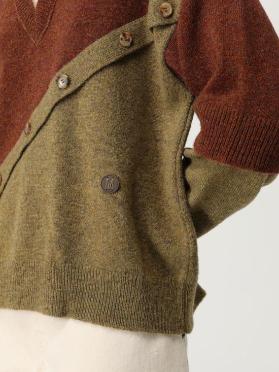 25FW 모스키노 스웨터 09175503 1888 Green - MOSCHINO