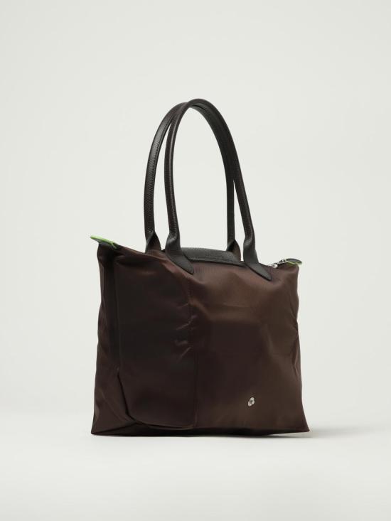 26SS 롱샴 르 플리아쥬 그린 M 토트백 L2605919 002 Brown - LONGCHAMP