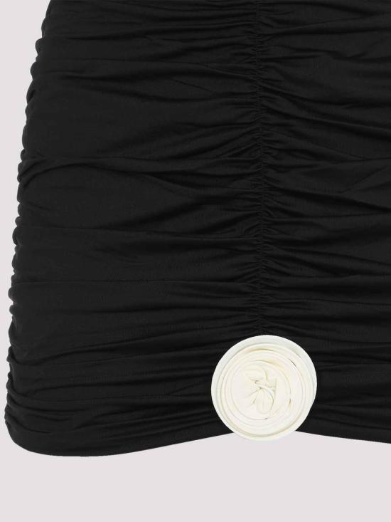 25SS 라 레베체 숏 스커트 LR23SKBLACK White - LA REVECHE