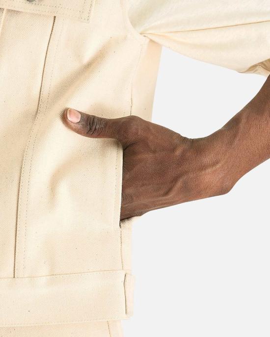  릭 오웬스 데님 자켓 트러커 재킷 - RICK OWENS