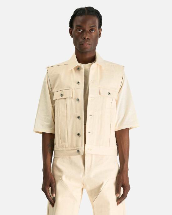  릭 오웬스 데님 자켓 트러커 재킷