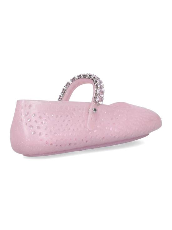 25FW 지미추 플랫 슈즈 THE JELLY NTXCOTTON CANDY SILVER MIX PINK - JIMMY CHOO