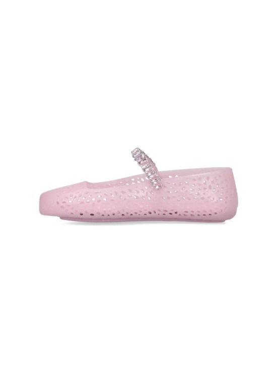25FW 지미추 플랫 슈즈 THE JELLY NTXCOTTON CANDY SILVER MIX PINK - JIMMY CHOO
