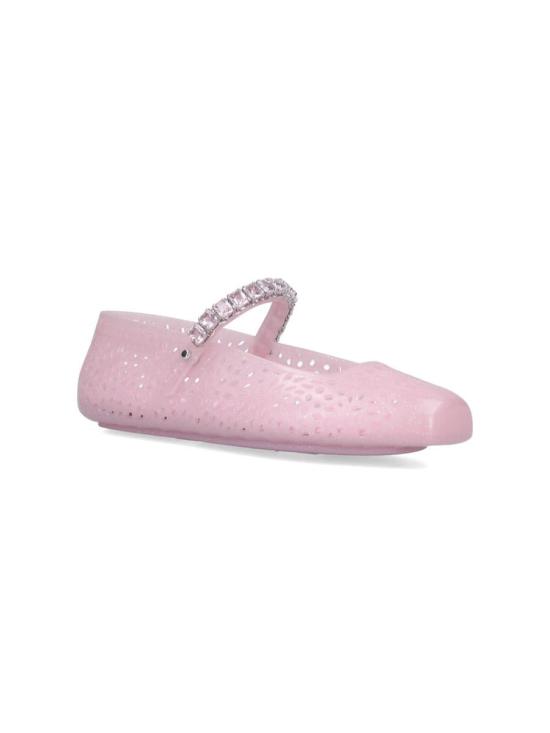 25FW 지미추 플랫 슈즈 THE JELLY NTXCOTTON CANDY SILVER MIX PINK - JIMMY CHOO
