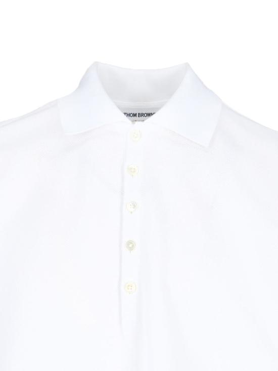 25FW 톰브라운 반팔 티셔츠 MJP042A 00050100 WHITE - THOM BROWNE