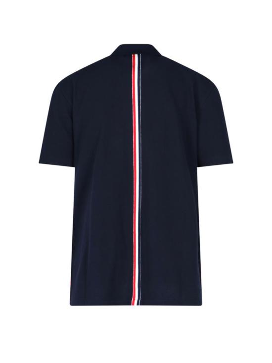 25FW 톰브라운 반팔 티셔츠 MJP042A 00050415 BLUE - THOM BROWNE