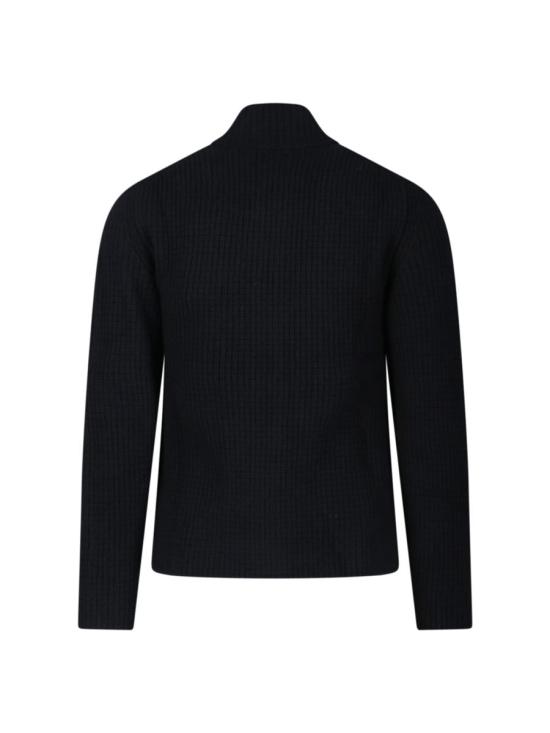 25FW 씨피 컴퍼니 집업 니트 19CMKN131A110149A999 Black - C.P. COMPANY