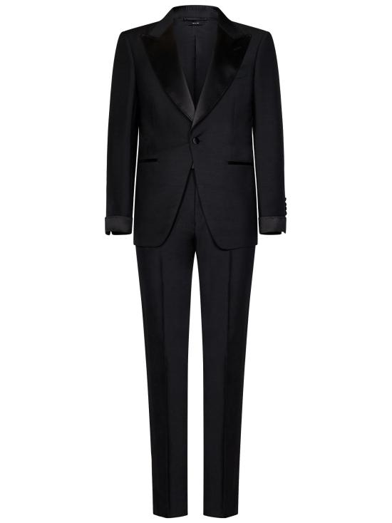 25FW 톰포드 수트 세트 2EAPQ1WMS06 LB999 BLACK