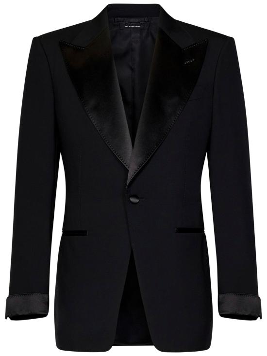 25FW 톰포드 수트 세트 2EAPQ1WOS02 LB999 BLACK - TOMFORD